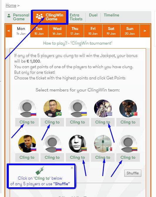 online lottery